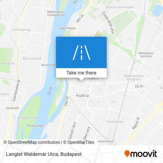 Langlet Waldemár Utca map