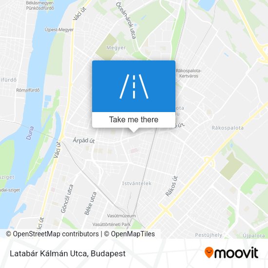 Latabár Kálmán Utca map