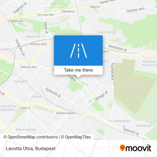 Lavotta Utca map