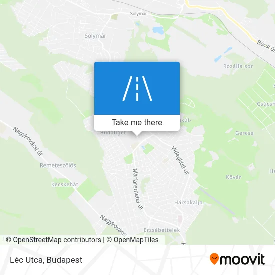 Léc Utca map
