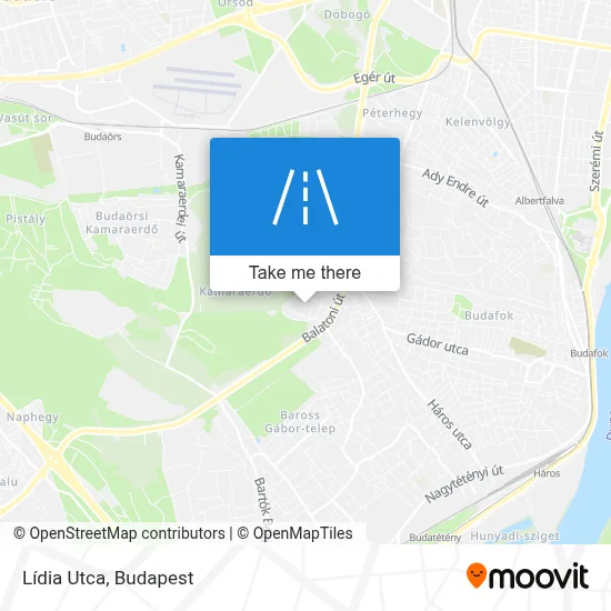 Lídia Utca map