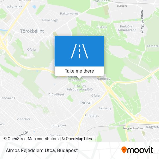 Álmos Fejedelem Utca map