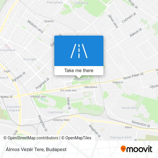 Álmos Vezér Tere map