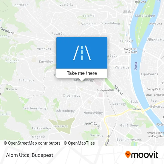 Álom Utca map