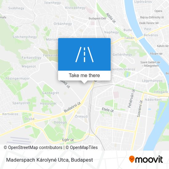 Maderspach Károlyné Utca map