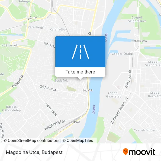 Magdolna Utca map
