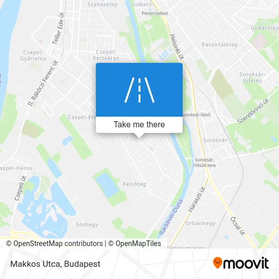 Makkos Utca map