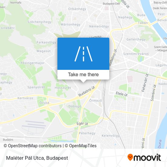 Maléter Pál Utca map