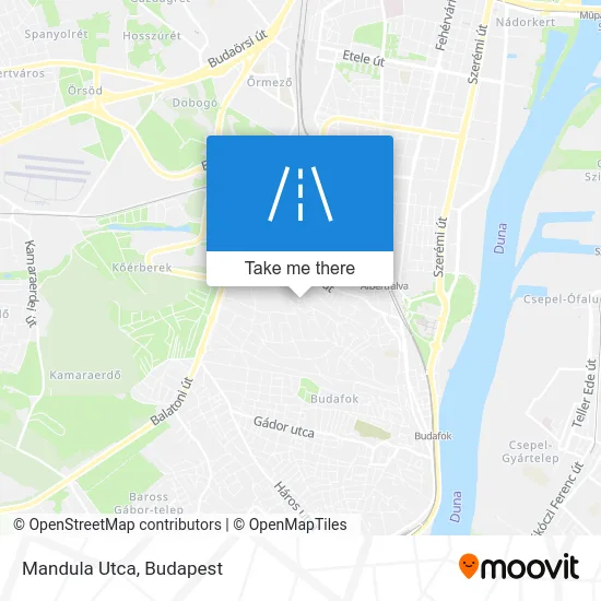 Mandula Utca map