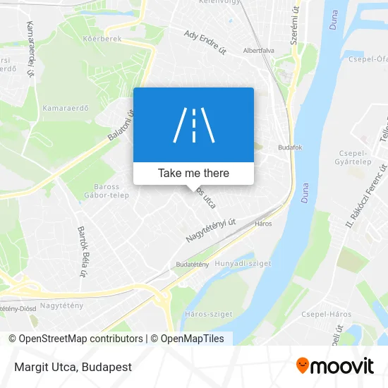 Margit Utca map
