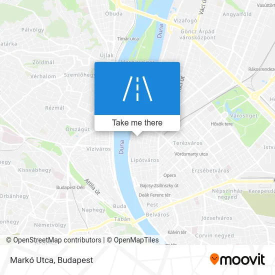 Markó Utca map