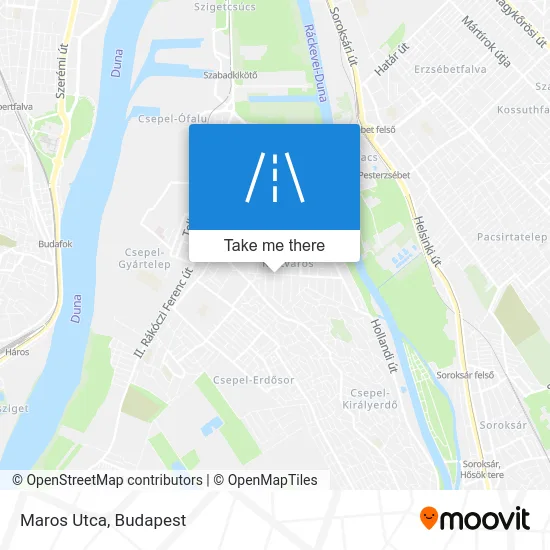 Maros Utca map
