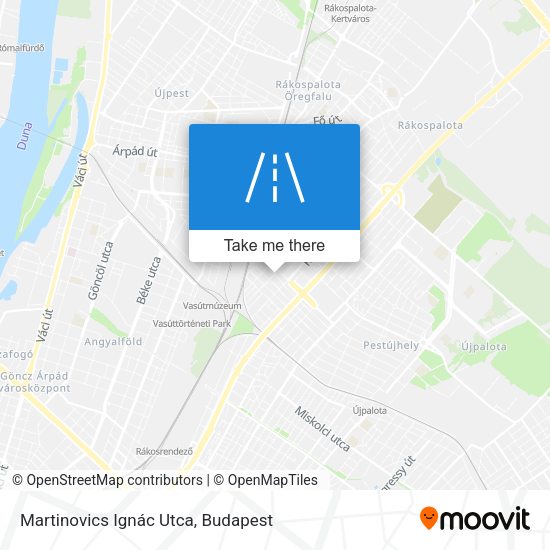 Martinovics Ignác Utca map