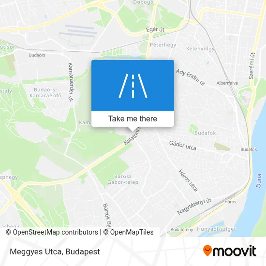 Meggyes Utca map