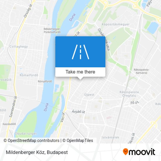 Mildenberger Köz map