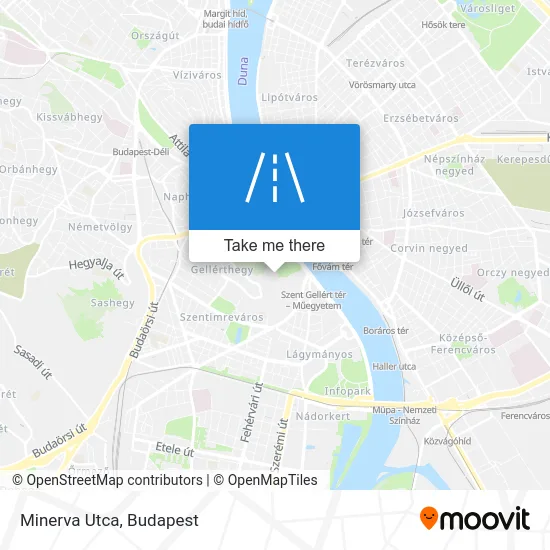 Minerva Utca map