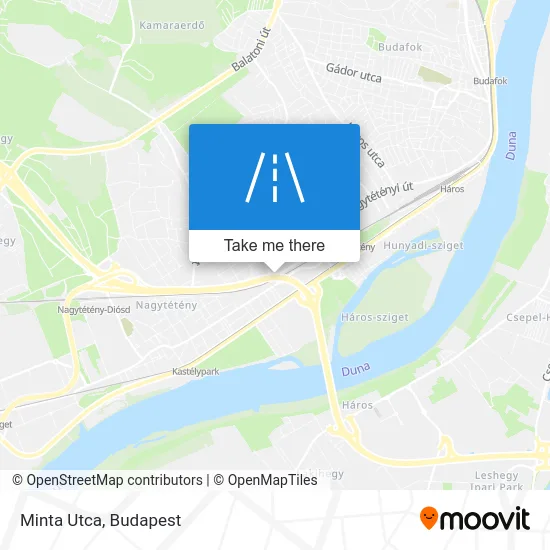 Minta Utca map