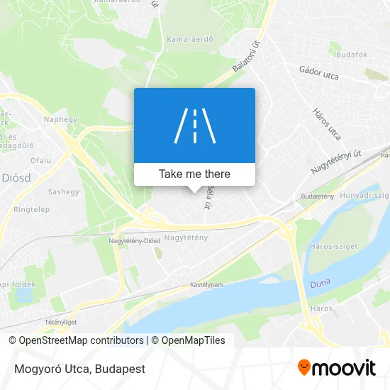 Mogyoró Utca map