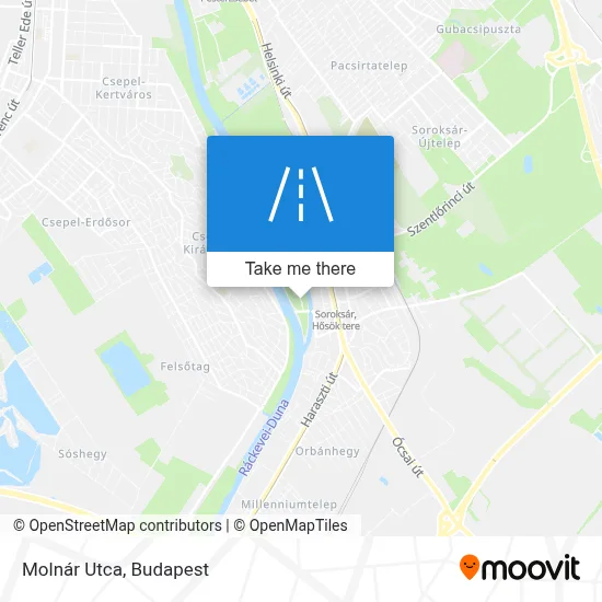 Molnár Utca map