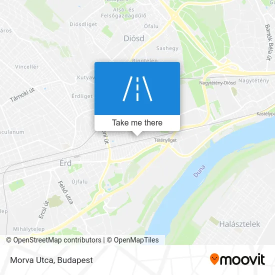 Morva Utca map