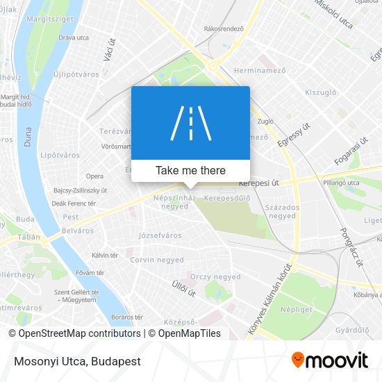 Mosonyi Utca map