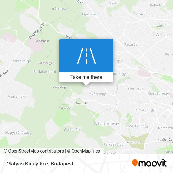 Mátyás Király Köz map