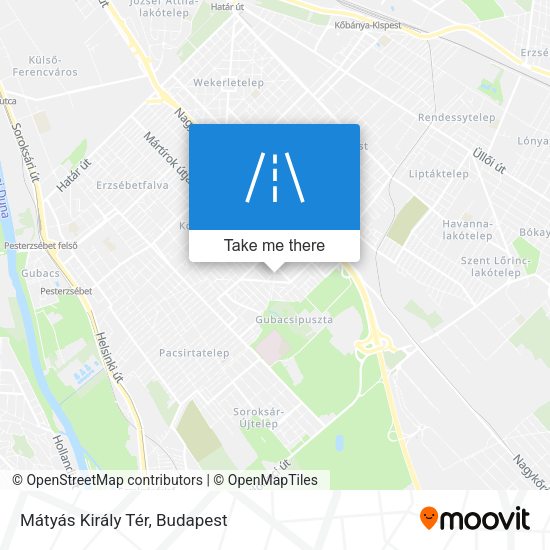 Mátyás Király Tér map
