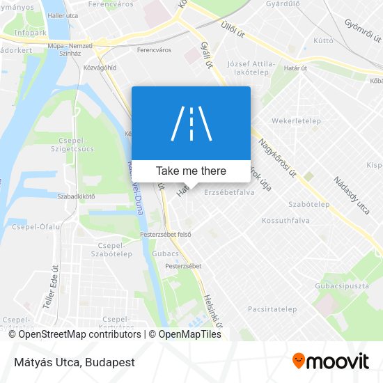Mátyás Utca map