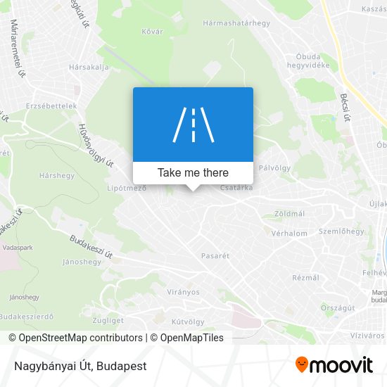 Nagybányai Út map
