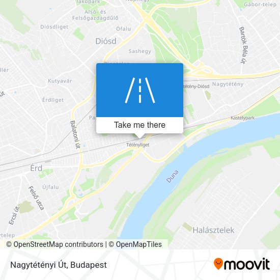 Nagytétényi Út map