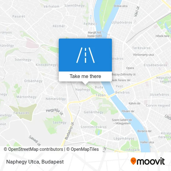Naphegy Utca map