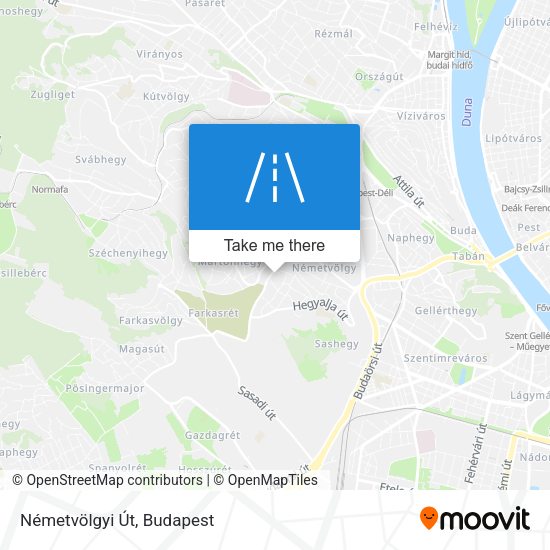 Németvölgyi Út map