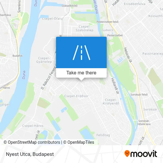 Nyest Utca map