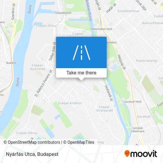 Nyárfás Utca map