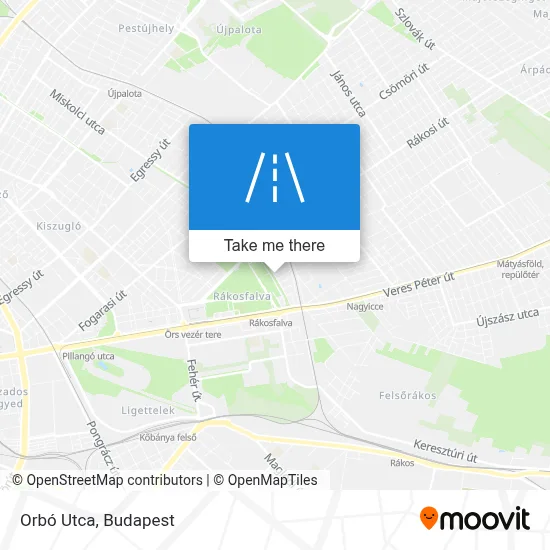 Orbó Utca map