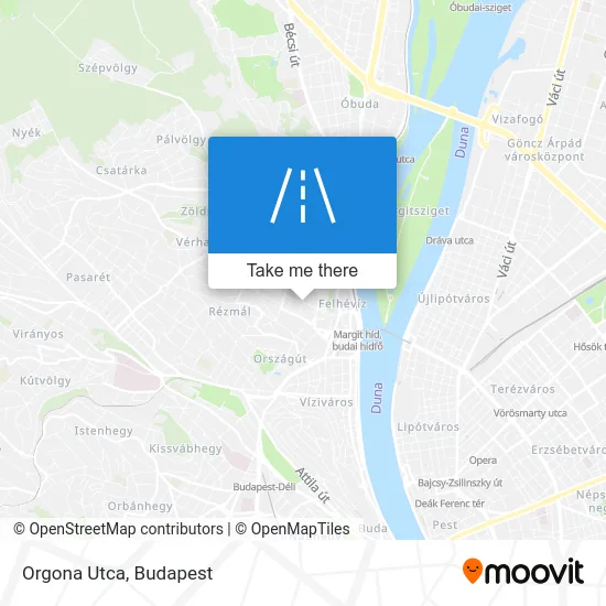 Orgona Utca map