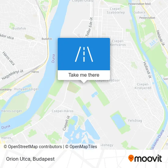 Orion Utca map