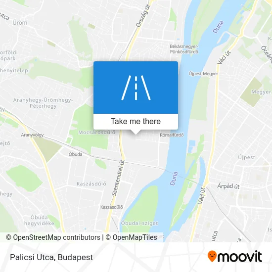 Palicsi Utca map
