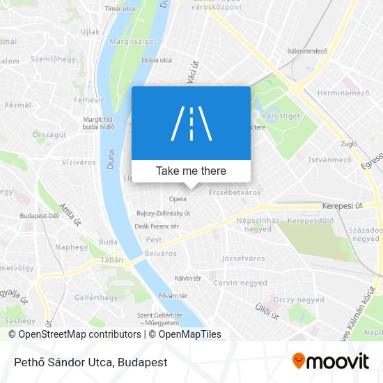 Pethő Sándor Utca map