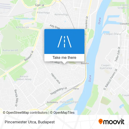 Pincemester Utca map