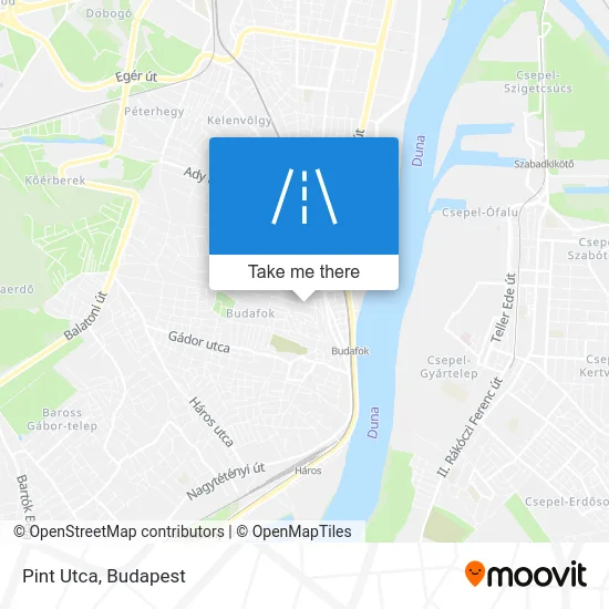 Pint Utca map