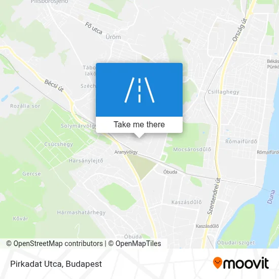 Pirkadat Utca map