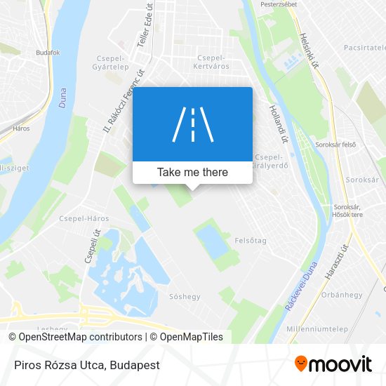 Piros Rózsa Utca map