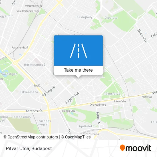 Pitvar Utca map
