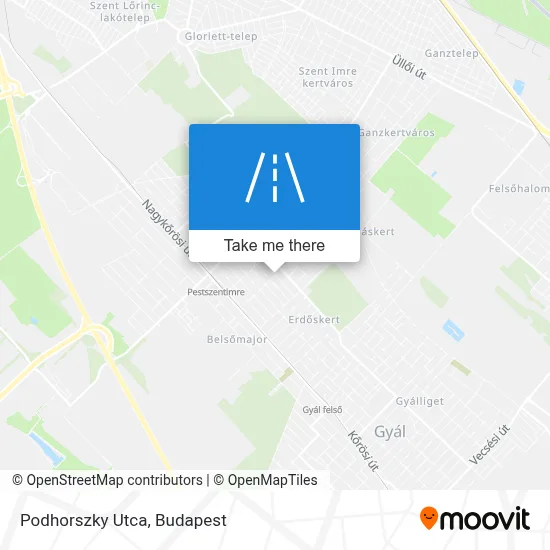 Podhorszky Utca map