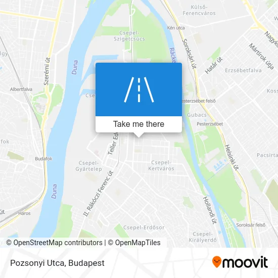 Pozsonyi Utca map