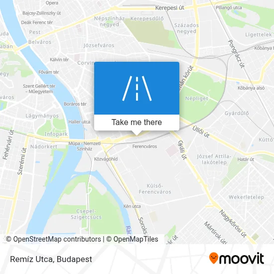 Remíz Utca map