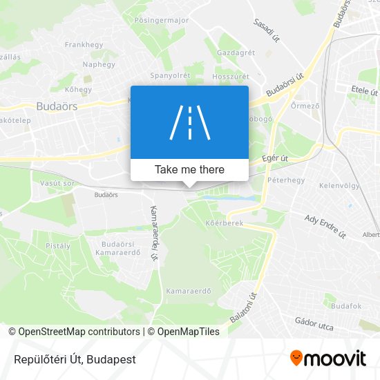 Repülőtéri Út map