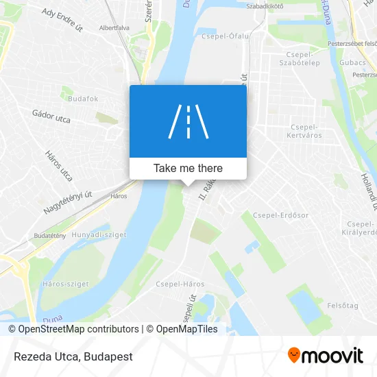 Rezeda Utca map