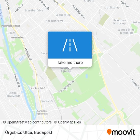 Őrgébics Utca map